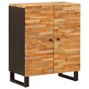 vidaXL Aufbewahrungs-Sideboard 60 x 33 x 75 cm Massivholz Mango Braun