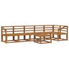 vidaXL Outdoor-Sofagarnitur 7 pcs Natur Massivholz Akazie