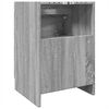 vidaXL Waschbeckenunterschrank Grau Sonoma 40x37x59 cm Holzwerkstoff
