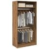 vidaXL Kleiderschrank Artisan-Eiche 100x50x200 cm Holzwerkstoff