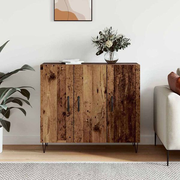 vidaXL Sideboard Altholz 90 x 32,5 x 80 cm Holzwerkstoff