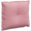 vidaXL R&uuml;cken Kissen Rosa 60 x 50 cm Cordstoff