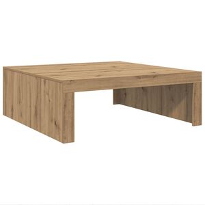vidaXL Couchtisch Artisan-Eiche 100x100x35 cm Holzwerkstoff