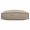 vidaXL Kissen 4 pcs Taupe 40 x 40 x 8 cm Oxford-Stoff