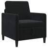 vidaXL Sofa mit Stauraum Schwarz 72 x 78 x 87 cm Polyester