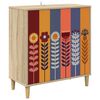vidaXL Sideboard ESSEN Sonoma 69 x 33 x 75 cm Holzwerkstoff