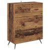 vidaXL Highboard Wandmontiert Altholz 69,5 x 34 x 180 cm Holzwerkstoff
