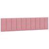 vidaXL Bettgestell ohne Matratze "Hanko" Rosa 200x200 cm Samt