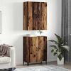 vidaXL Highboard 2 pcs Altholz Holzwerkstoff