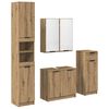 vidaXL Badezimmerm&ouml;bel-Set 4 stk. Artisan-Eiche 64,5 x 33,5 x 59 cm