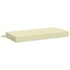 vidaXL Bankkissen SOEST 100 % Polyester Creme 60 x 40 x 8 cm