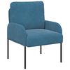 vidaXL Sofagarnituren mit Kissen 3 pcs Blau 115 x 56 x 80 cm Sperrholz
