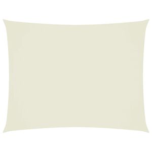 vidaXL Sonnensegel Oxford-Gewebe Rechteckig 3x6 m Creme
