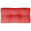 vidaXL Palettenkissen Rot 80x40x12 cm Stoff