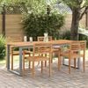 vidaXL Gartentisch mit Beinen in U-Form 200x90x75 cm Massivholz Akazie