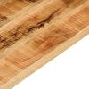 vidaXL Tischplatte 140x50x2,5 cm Rechteckig Raues Massivholz Mango