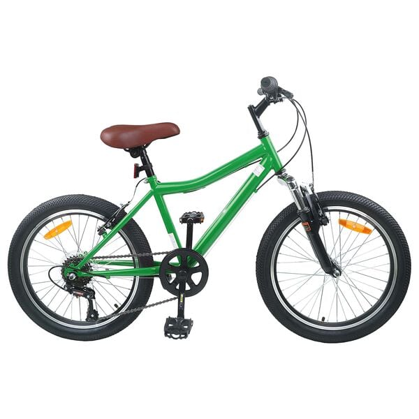 vidaXL Kinderfahrrad 20 Zoll 6-Speed f&uuml;r 6-11 Jahre alt Gr&uuml;n