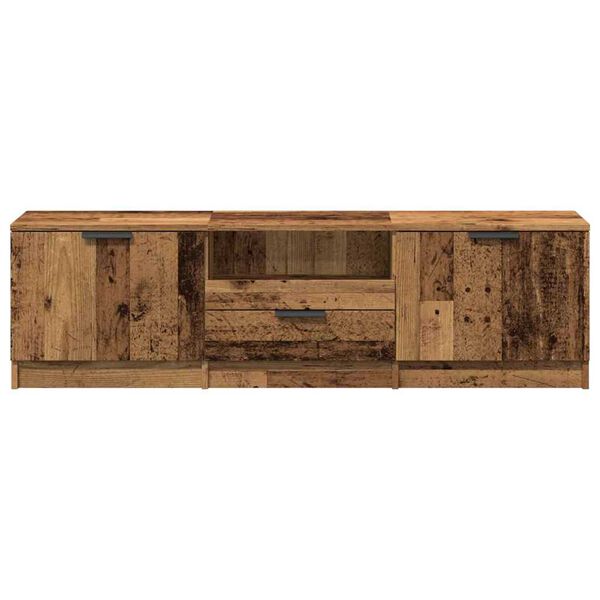 vidaXL TV-Schrank Altholz-Optik 140x35x40 cm Holzwerkstoff
