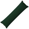 vidaXL Kissen mit Kissen HOUTEN Dunkelgr&uuml;n 40 x 145 cm Kunstleinen