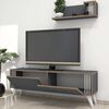 Homemania TV-Schrank Nicol 120x31x42 cm Anthrazit