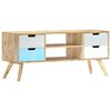 vidaXL TV-Schrank 110&times;35&times;48 cm Massivholz Mango