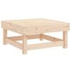 vidaXL Gartenhocker Massivholz Kiefer
