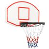 vidaXL Basketballkorb Wei&szlig; 71x45x2 cm Polyethylen