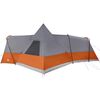 vidaXL Teepee Zelt mit Dach Grau und Orange 720 x 465 x 295 cm