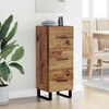 vidaXL Sideboard Altholz 34,5 x 34 x 90 cm Holzwerkstoff