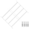 vidaXL Sicherheitsgitter f&uuml;r Fenster mit 4 Querstangen 3 pcs 43-74 cm