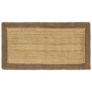 vidaXL Bereichsteppiche Grau 60 x 110 cm Jute