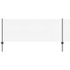 vidaXL Zaun mit Pfosten Grau 0,8 x 50 m Stahl und PVC