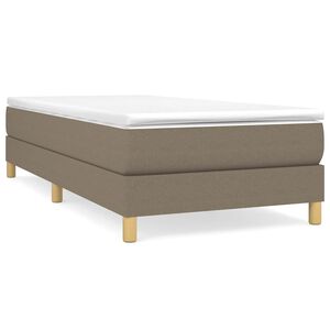 vidaXL Boxspringbettgestell Taupe 80x200 cm Stoff