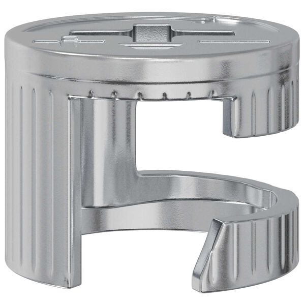 vidaXL Zapfenschloss-Muttern 4000 pcs Silber Metall