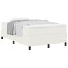 vidaXL Boxspringbett Creme und Wei&szlig; 203 x 120 x 60 cm Cordstoff