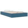 vidaXL Ottoman-Bett ohne Matratze Dunkelblau 120x200 cm Samt