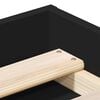 vidaXL Bettgestell Schwarz 140x200 cm