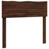 vidaXL Kopfteil mit Live Edge ROSTOCK Dunkelbraun 100 cm