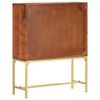 vidaXL Highboard 80 x 30 x 100 cm Massivholz Akazie