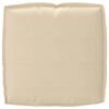 vidaXL Palettenkissenset 2 pcs Beige Oxford-Stoff
