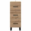 vidaXL Sideboard Artisan-Eiche 34,5 x 34 x 90 cm Holzwerkstoff