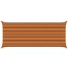 vidaXL Sonnensegel Orange und Braun 6 x 2,5 m 100 % Polyester Oxford
