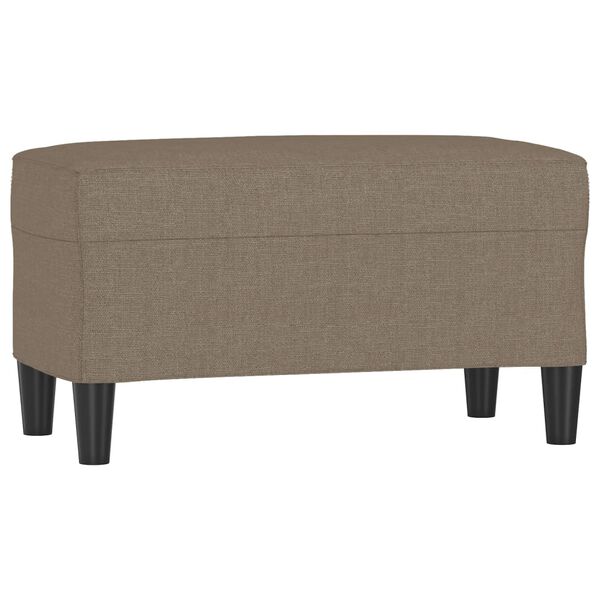 vidaXL Sitzbank Taupe 70x35x41 cm Stoff