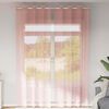 vidaXL Voile Vorhänge mit Ösen 2 Stk. Rosa 140x260 cm