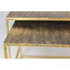 HSM Collection 2-tlg. Couchtisch-Set Quadratisch Gold