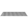 vidaXL Treppe Tritt Rechtwinklig 4 pcs Silber 60 x 40 cm Aluminium