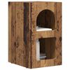vidaXL Nachttisch Altholz 29,5 x 33,5 x 50 cm Holzwerkstoff