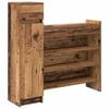 vidaXL Schuhschrank 100,5 x 28 x 100 cm Holzwerkstoff Altholz