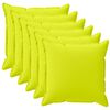 vidaXL Kissenbezug 6 stk. HOUTEN Hellgr&uuml;n 30 x 30 cm Polyester