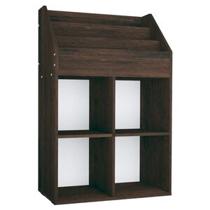 vidaXL Kinder-B&uuml;cherregal R&auml;uchereiche 71x30x114 cm Spanplatte